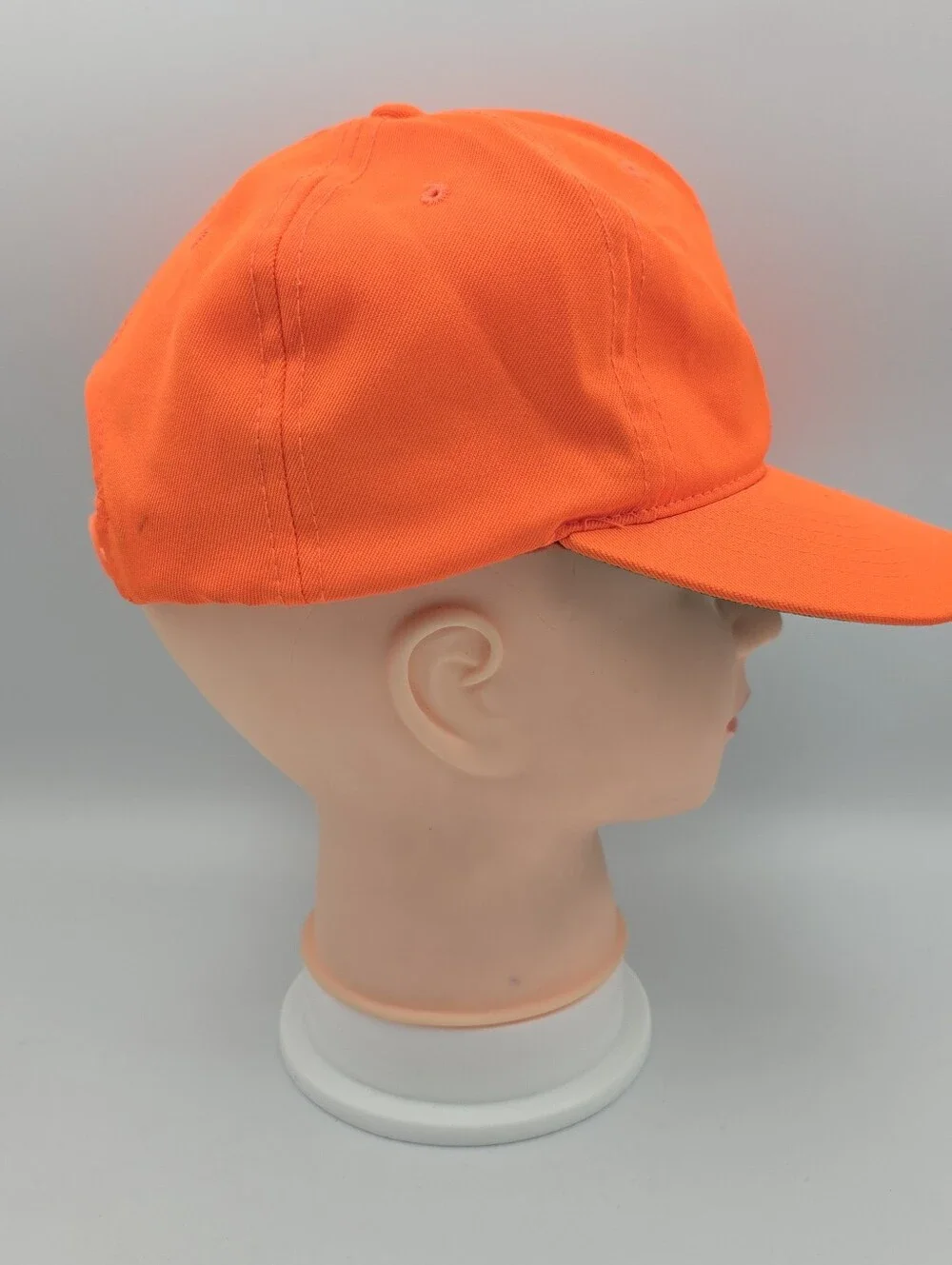 Vintage Youngan Youth Solid Orange Adjustable Snapback Hat